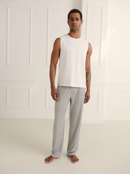Angelo - White & Grey Loungewear Look by GMK Men
