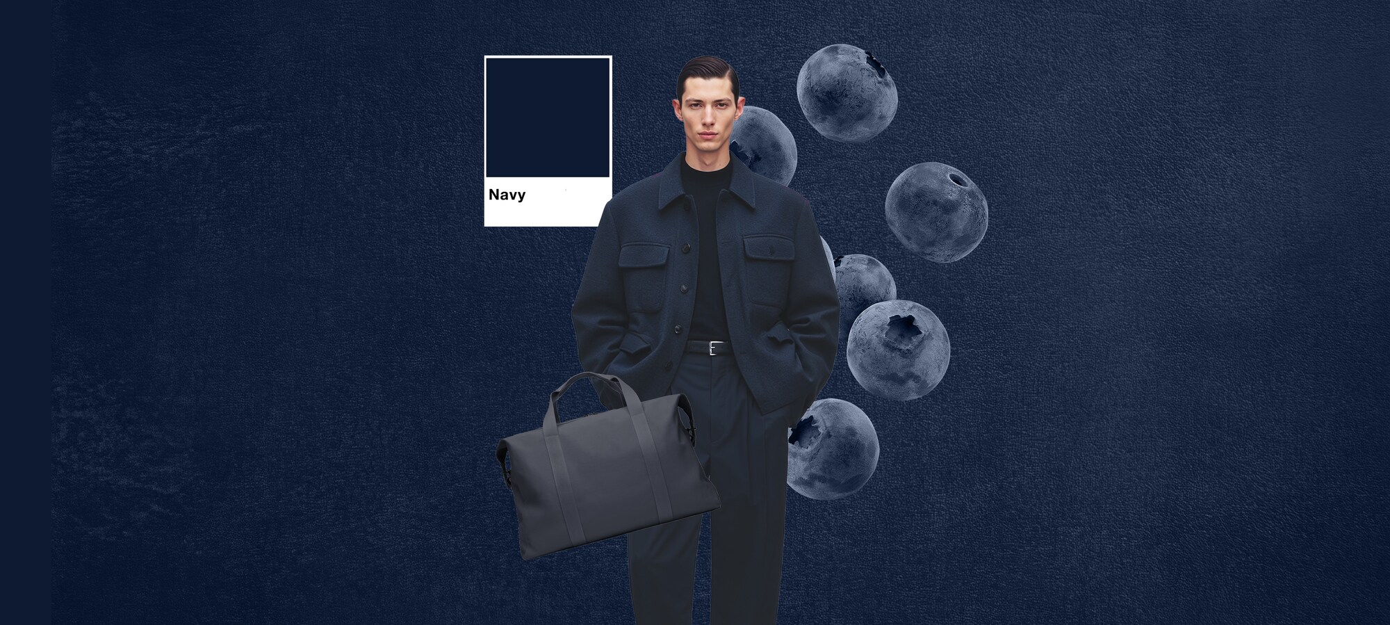 Nesenstantis atspalvis, garantuojantis įspūdį Vidurnakčio mėlyna