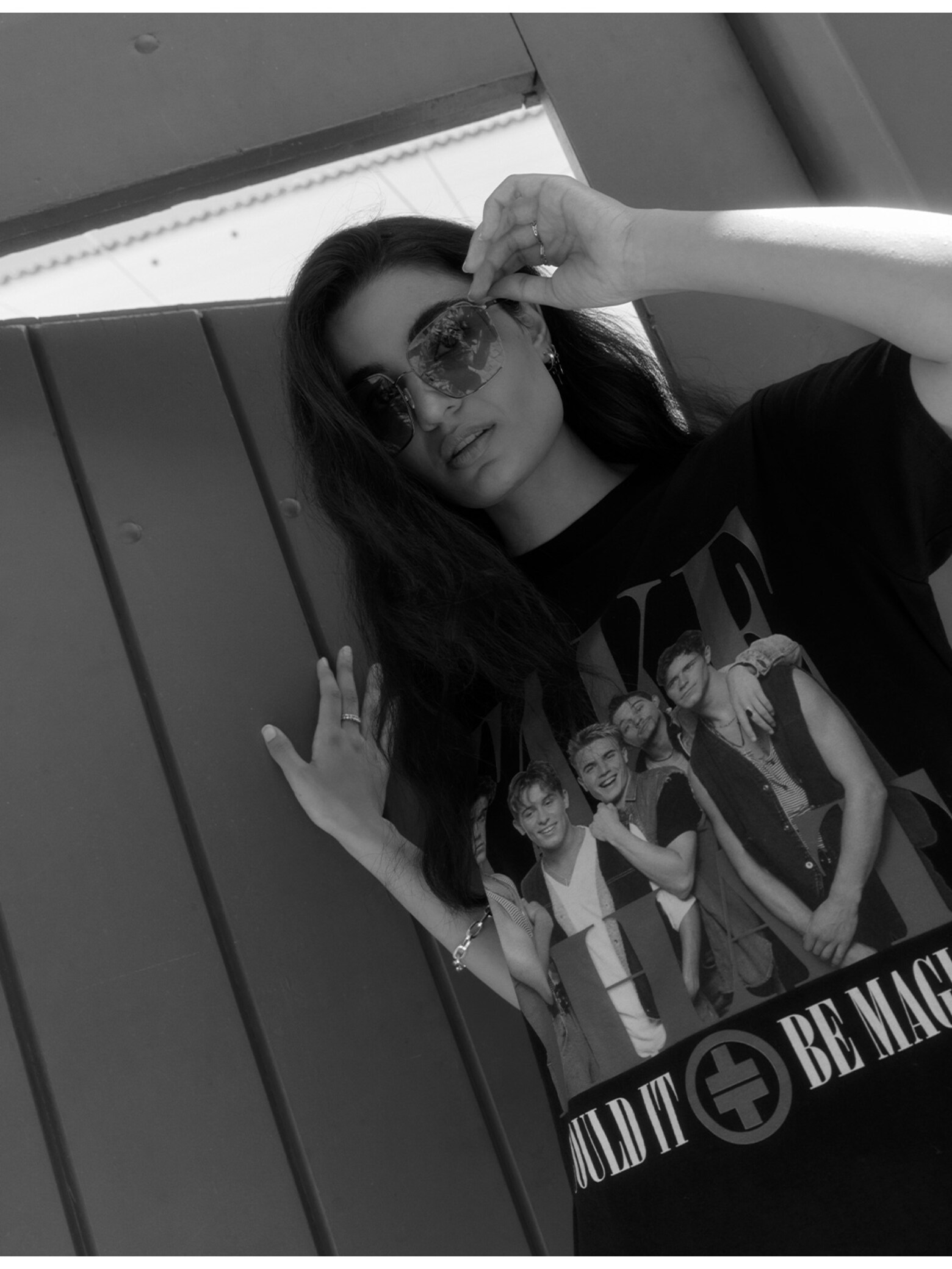 Trendy retro grunge styl Hudební trička