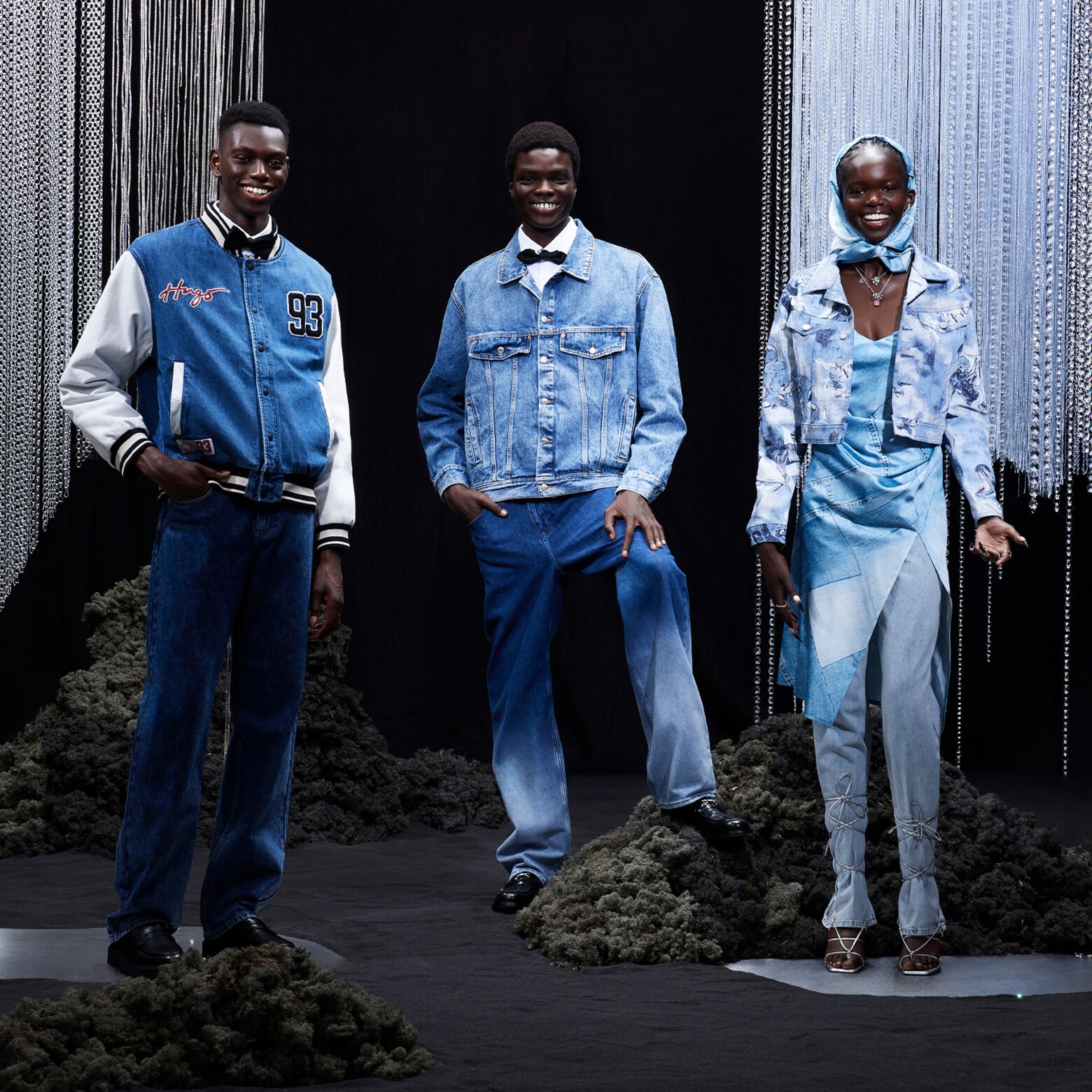 Mamadou - Chic Color Gradient Denim Look