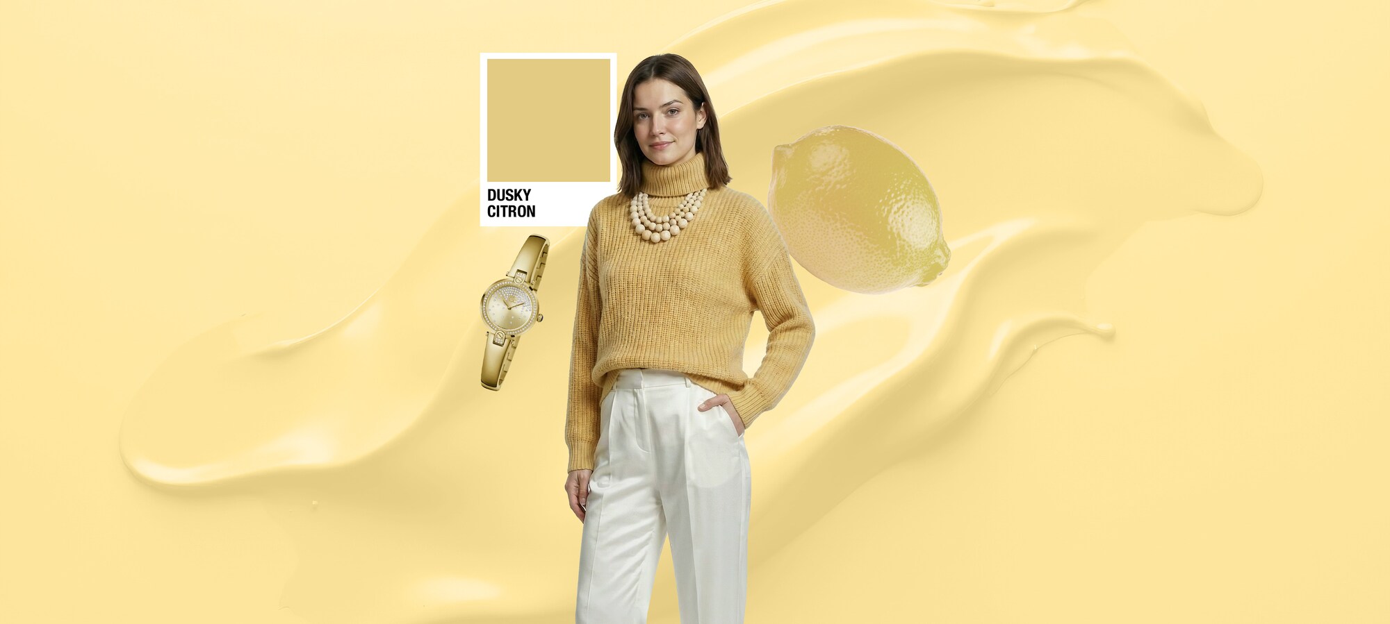 Atmospheric color palette Trend Color: Dusky Citron