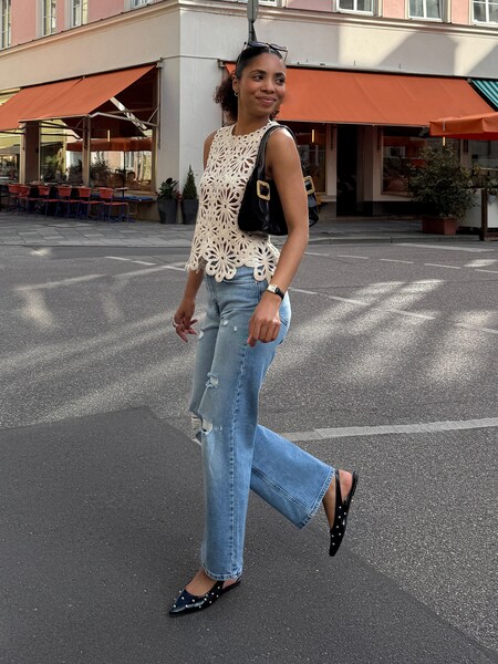 Aline - Crochet Top Look by ONLY