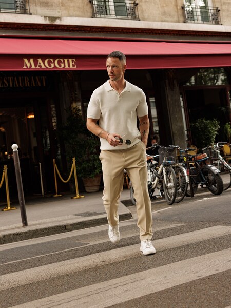 Daniel Fuchs - Casual Off White Polo Look
