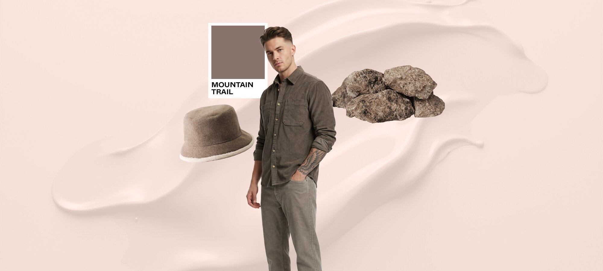 Comfort Zone color palette Trend Color: Mountain Trail
