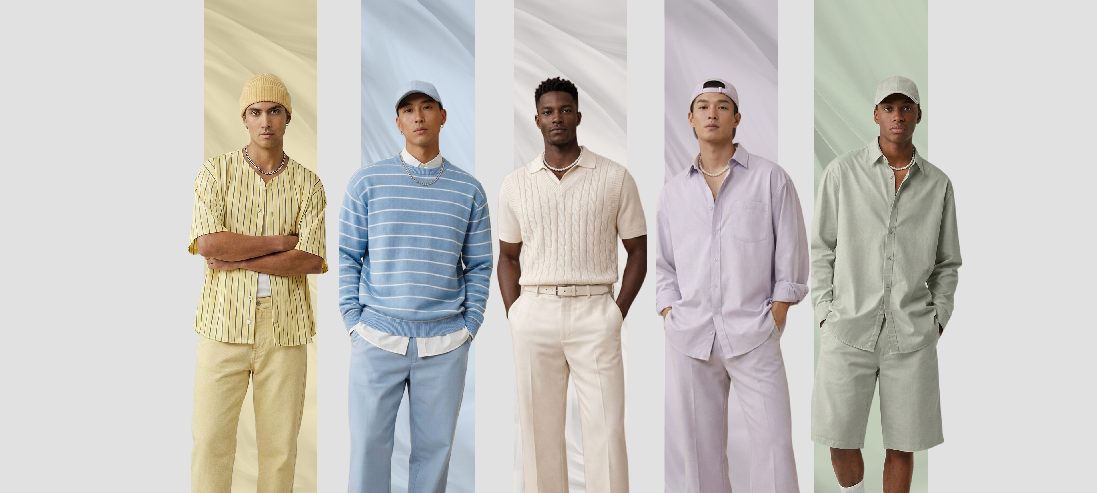 Pehmeitä sävyjä, rohkeita kannanottoja Powdered Pastels