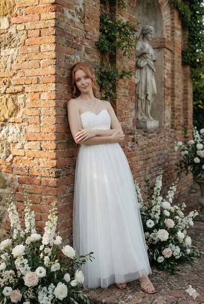 Nancy - Off Shoulder Bridal Dress