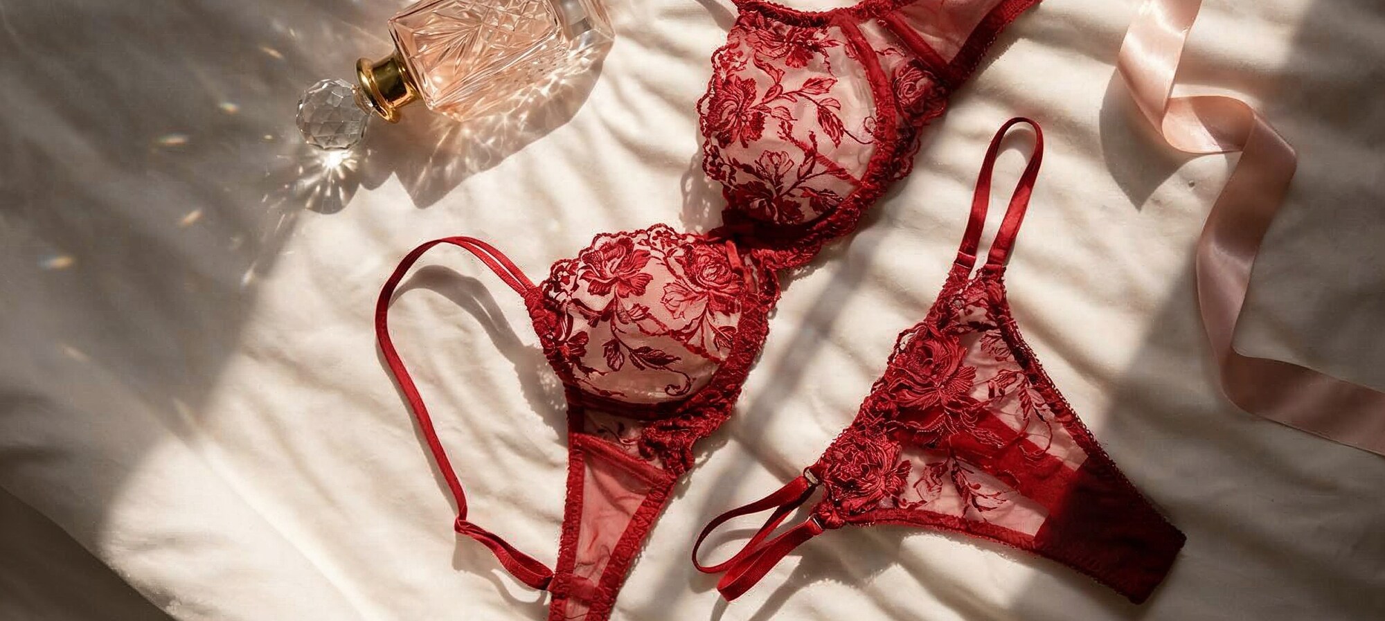 Written in lace, silk, and soft details Lovely Lingerie