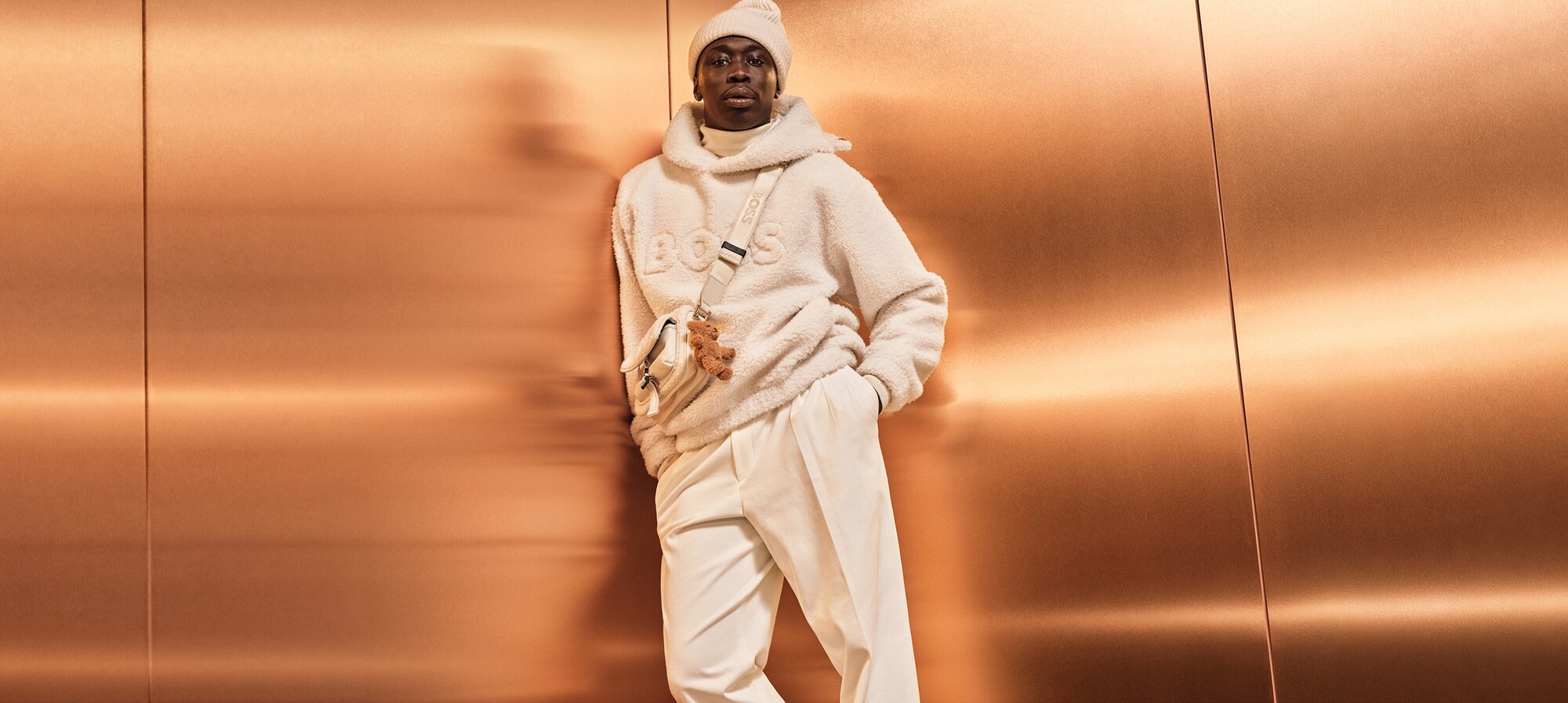 Snuggle up in style BOSS x Steiff