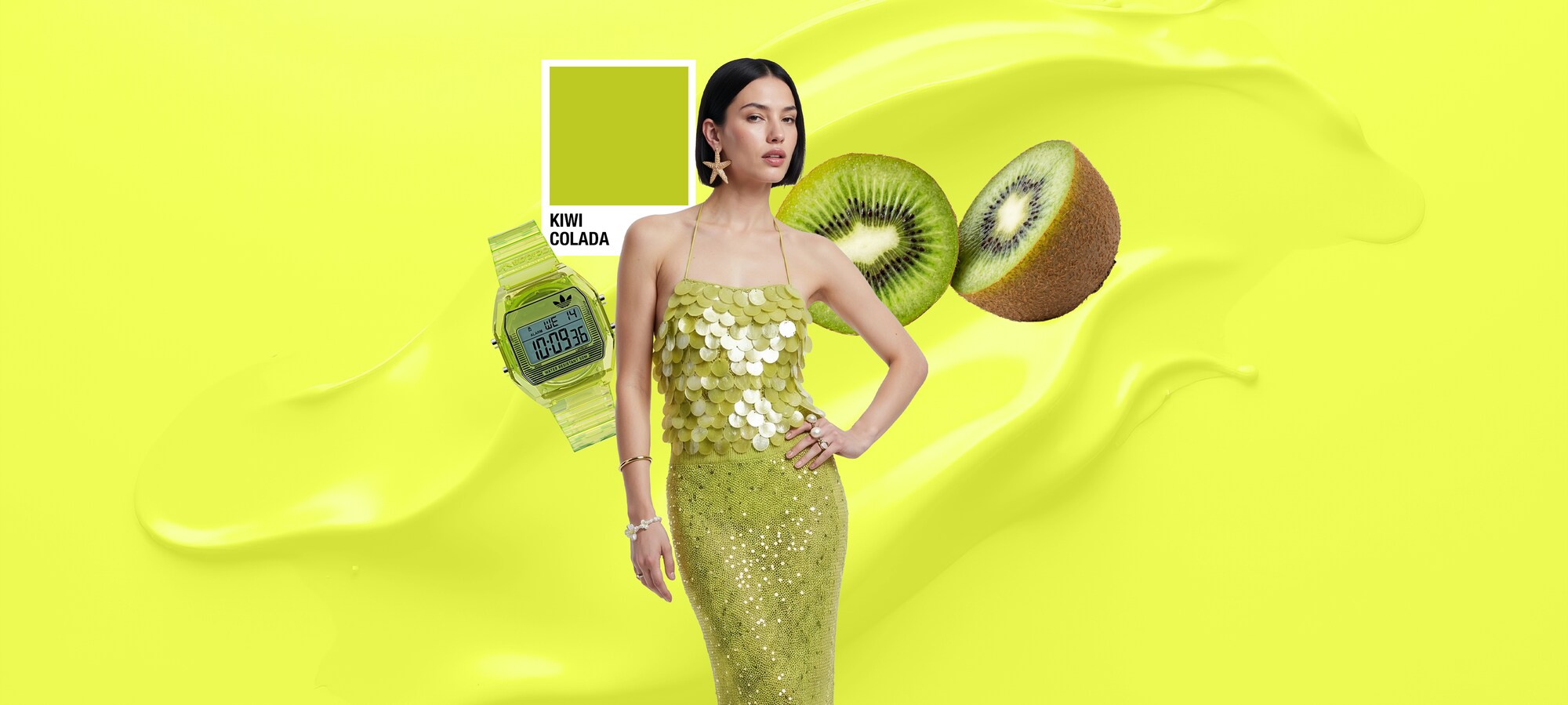 Tropic Tonalities color palette Trend Color: Kiwi Colada