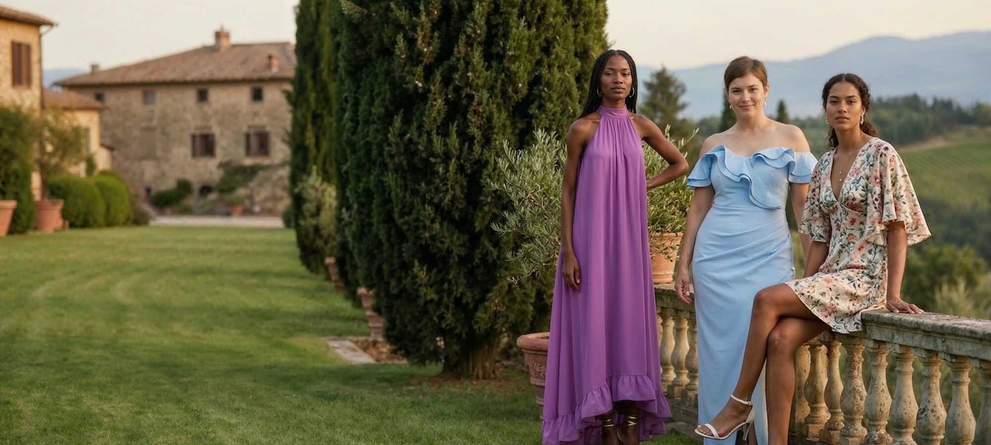 Laisvi siluetai vestuvių priesaikai Elegancija šiltoms šventėms