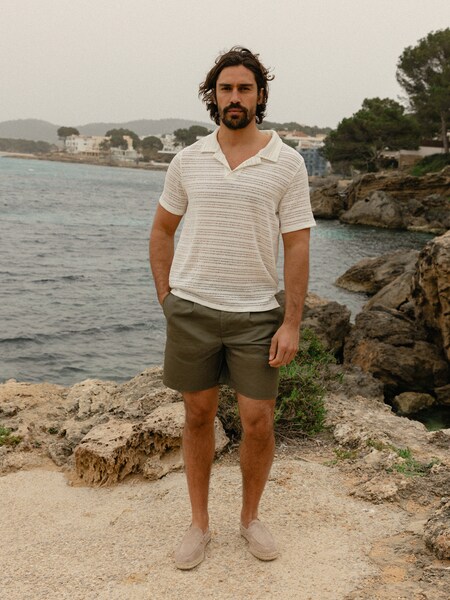 Ignacio - Off White Crochet Shirt Look