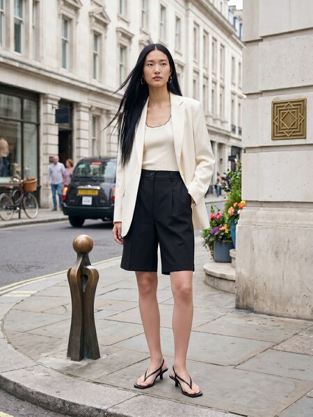 The AY Style Collective - Black and White Blazer Look
