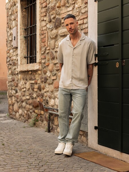 Daniel Fuchs - Grey Casual Denim Look by DAN FOX APPAREL