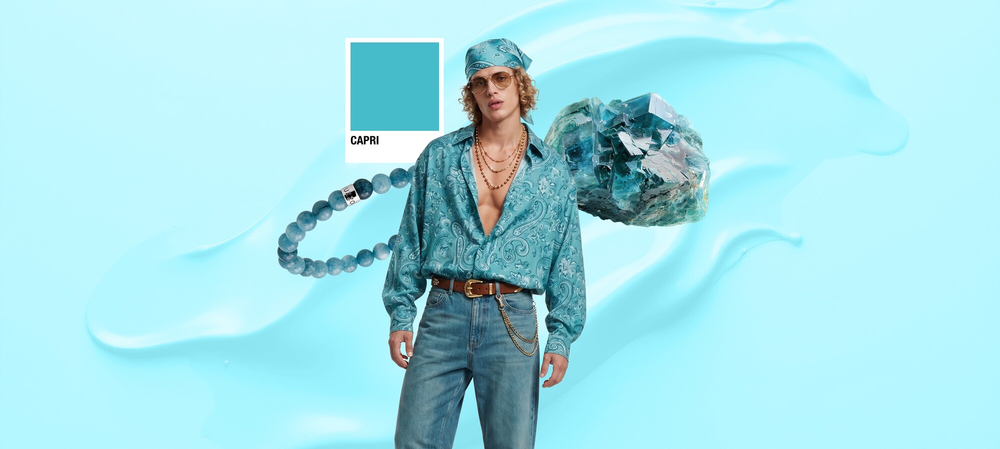 Tropic Tonalities color palette Trend Color: Capri