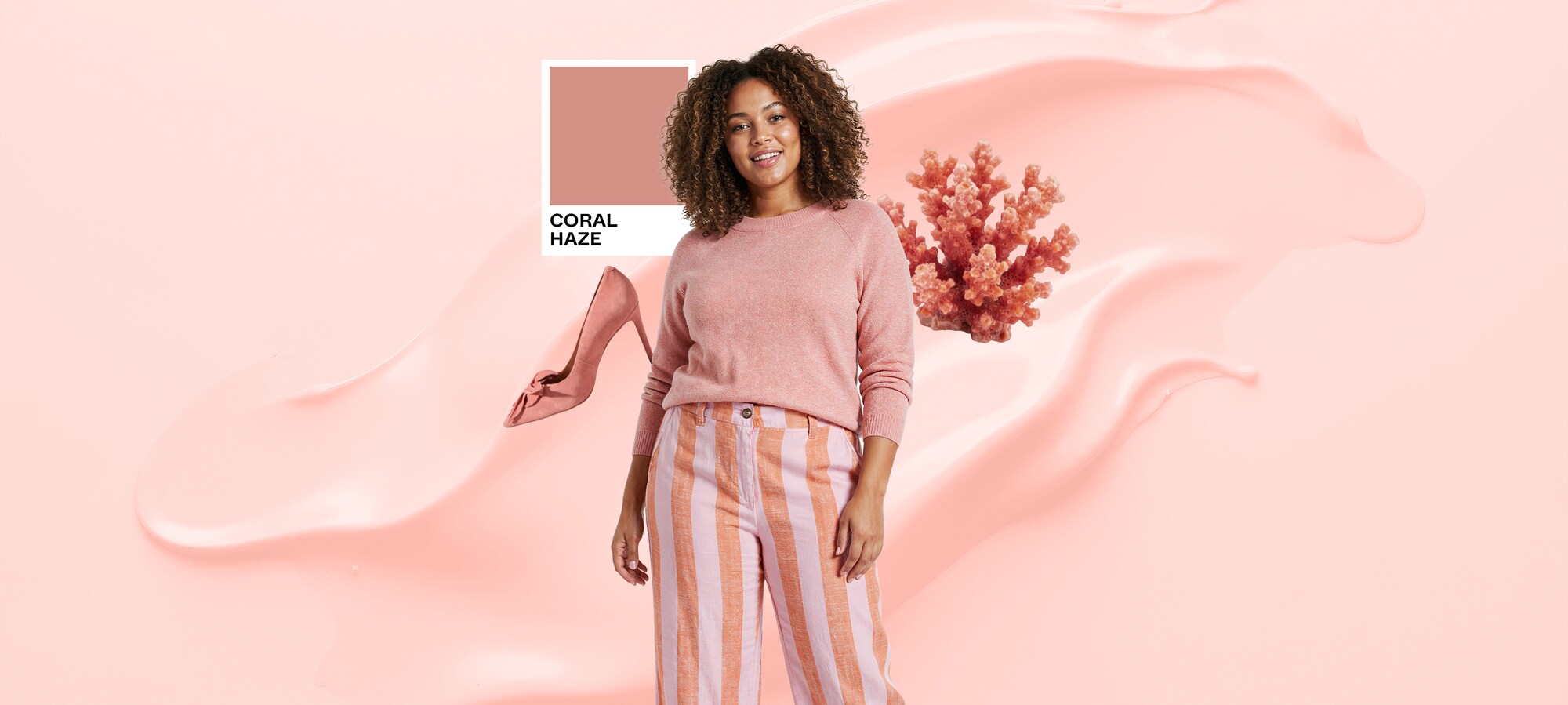Comfort Zone color palette Trend Color: Coral Haze