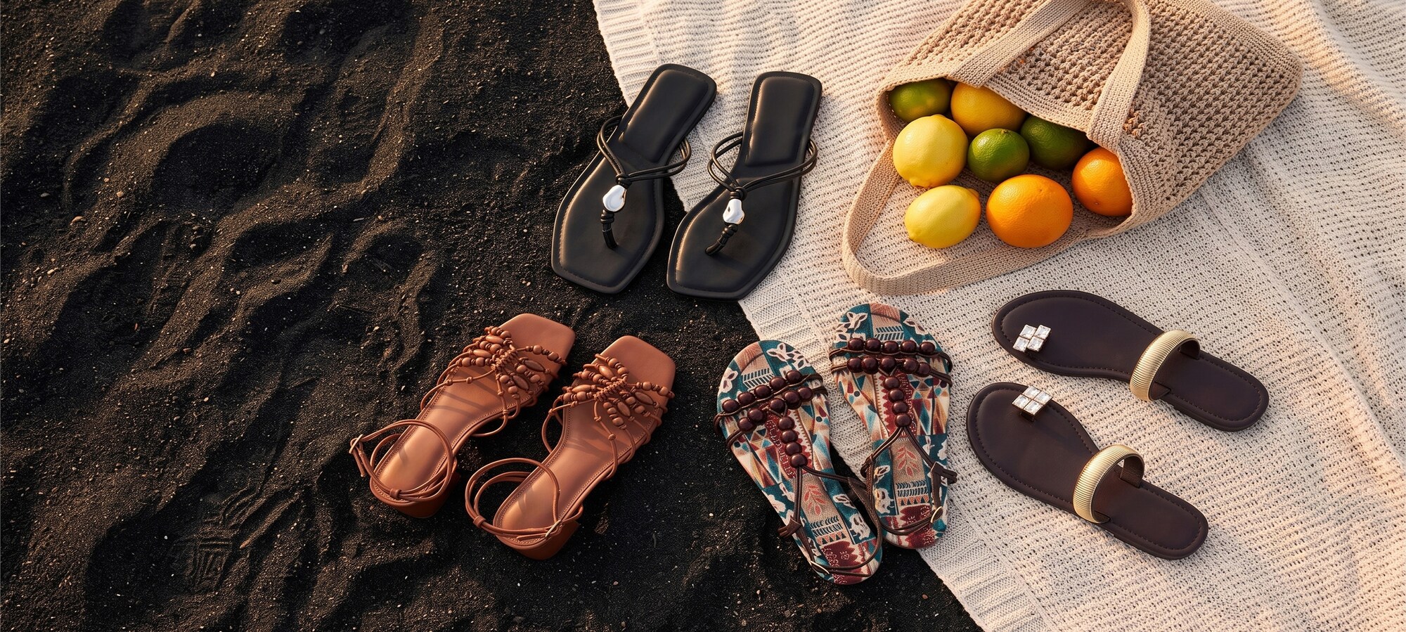 Elevate your summer look Chic Embellished Sandals