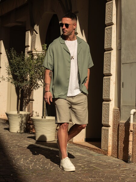 Daniel Fuchs - Sage Beige Casual Look by DAN FOX APPAREL