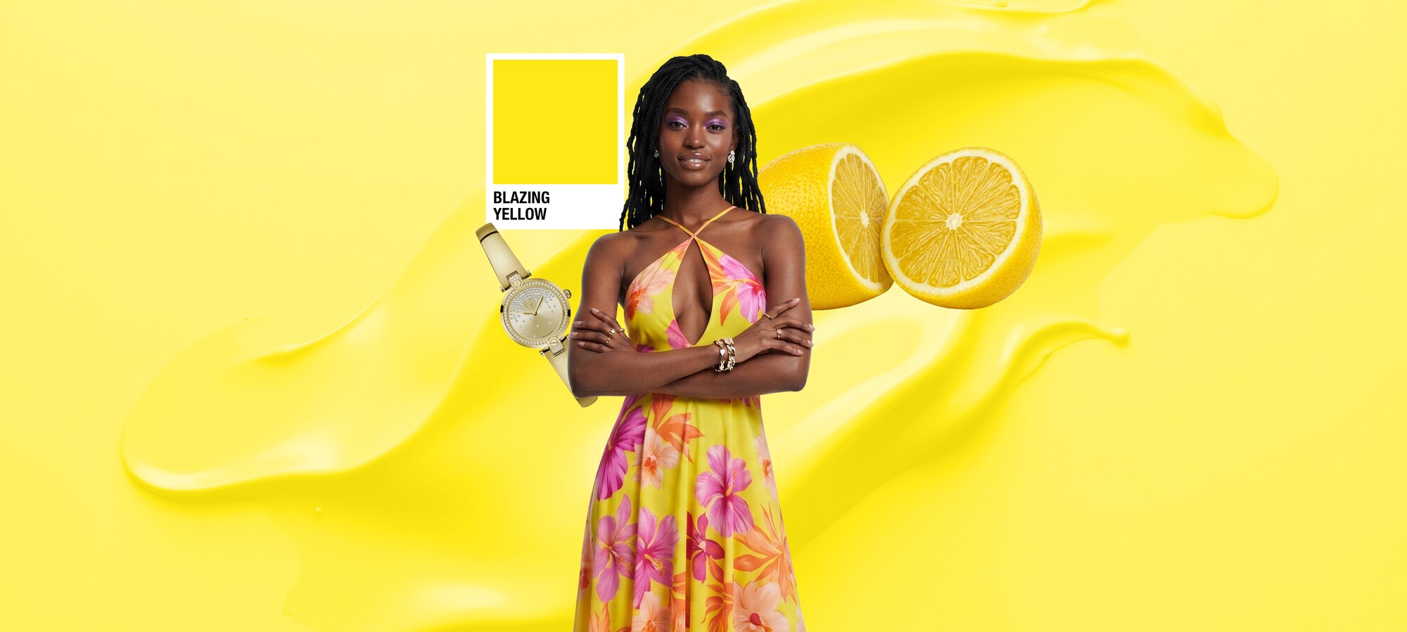 Tropic Tonalities color palette Trend Color: Blazing Yellow