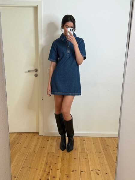 Lina - Denim Shirt Dress Look