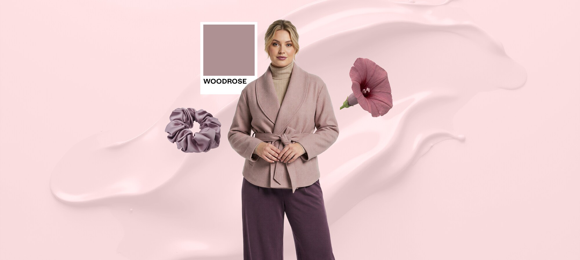 Comfort Zone color palette Trend Color: Woodrose