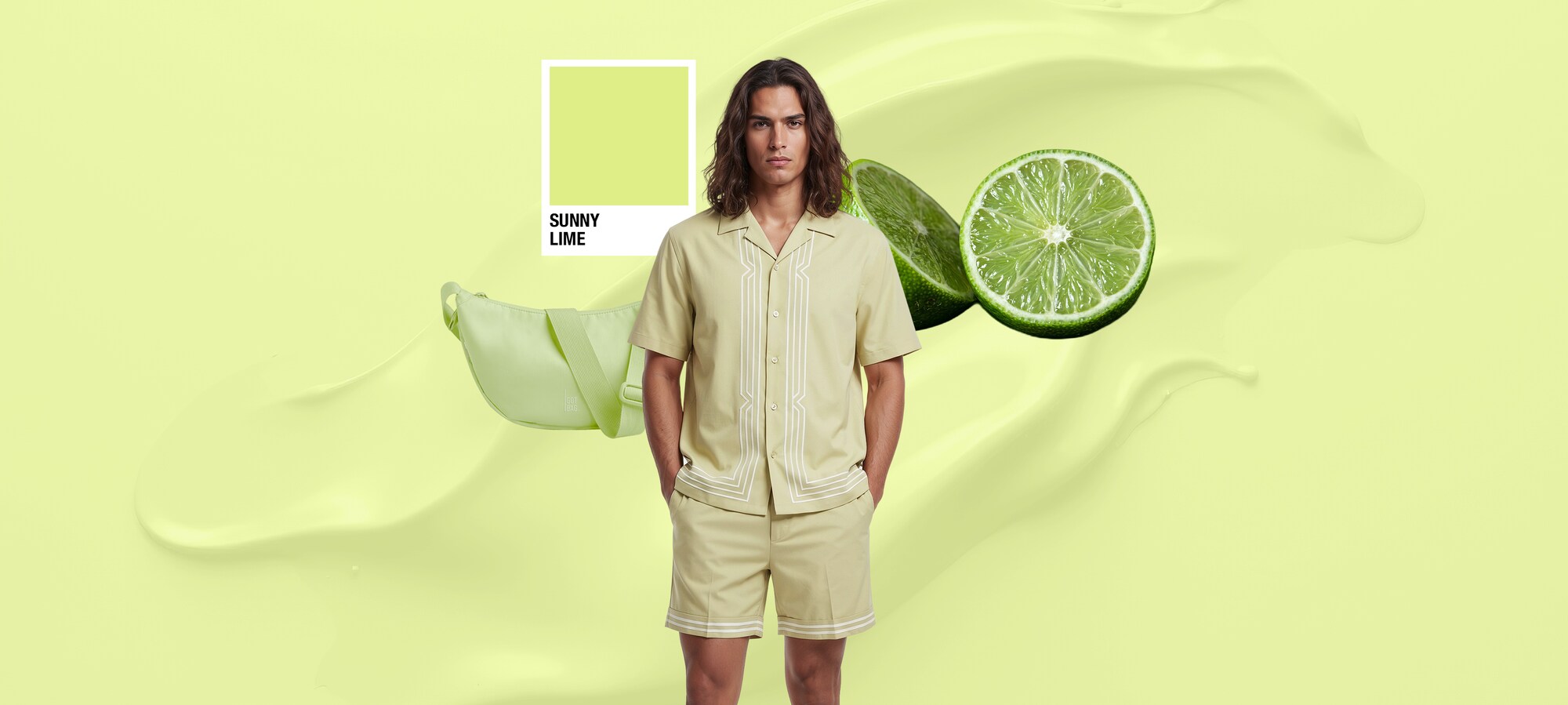 Tropic Tonalities color palette Trend Color: Sunny Lime