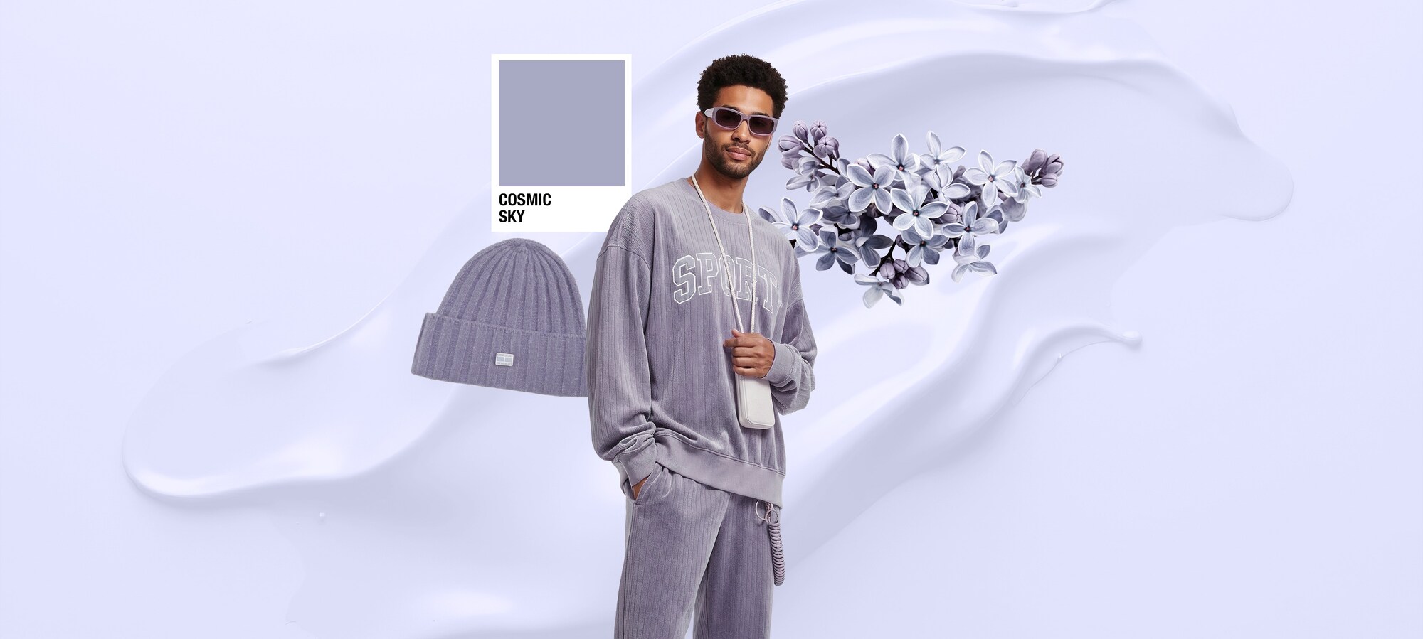 Atmospheric color palette Trend Color: Cosmic Sky