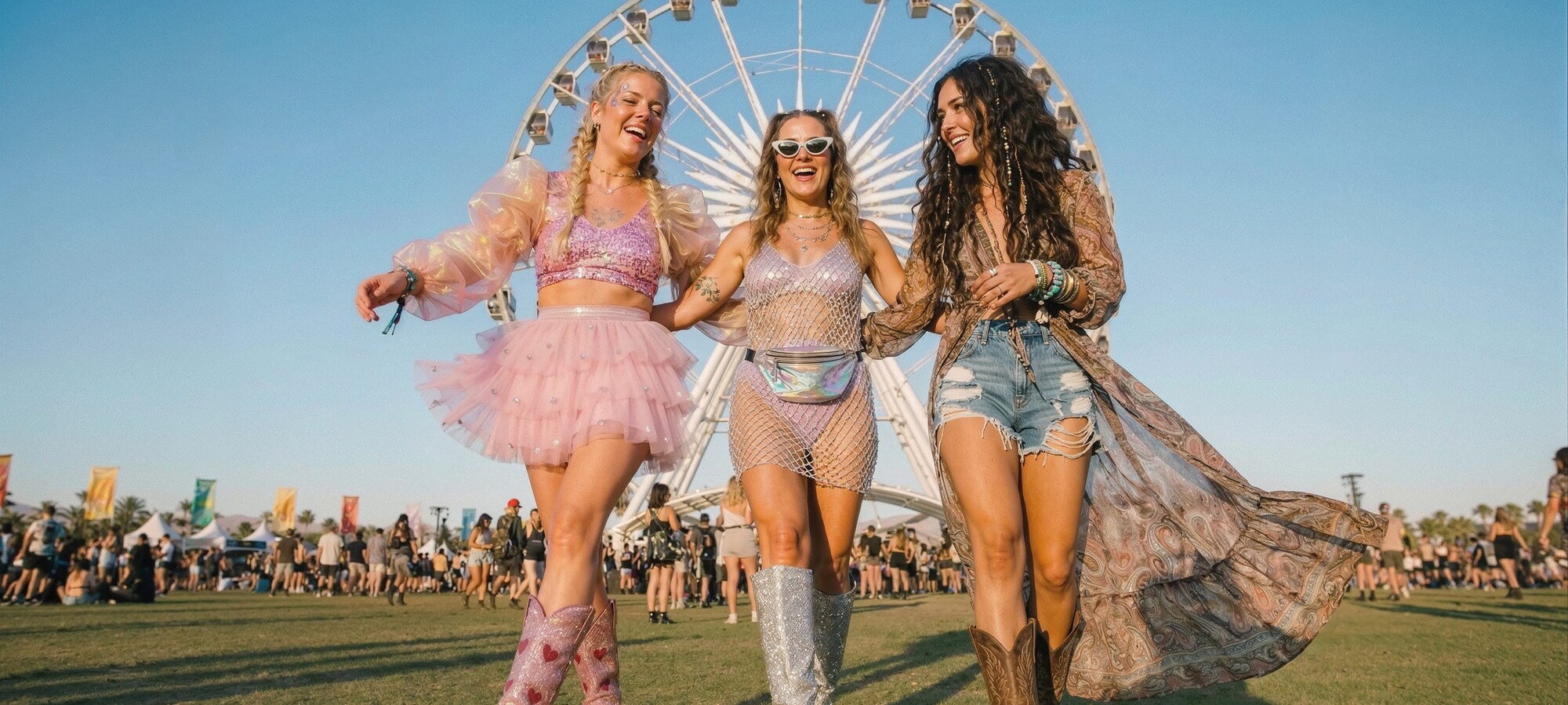 Big crowds, big sets, and festival vibes Main Stage Festival Looks