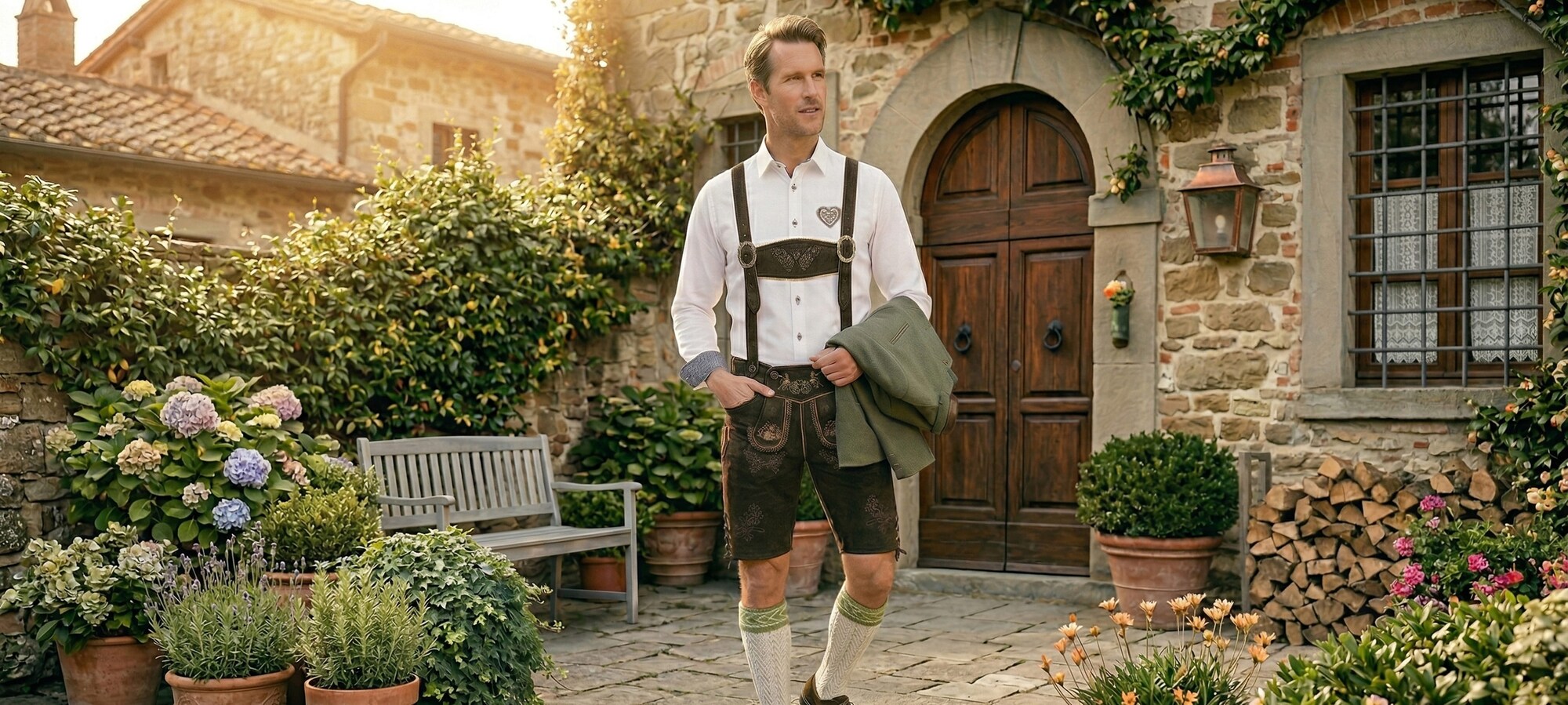 Stilvoll in Lederhose und Janker Festliche Trachten für Trauzeugen und Gäste