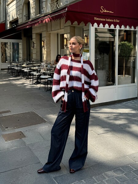 Millane - Bold Stripe Sweater Look
