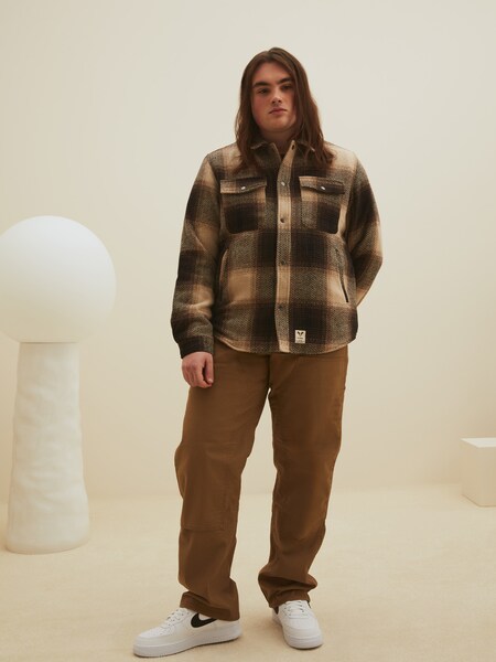 James A. - Casual Brown Plaid Look