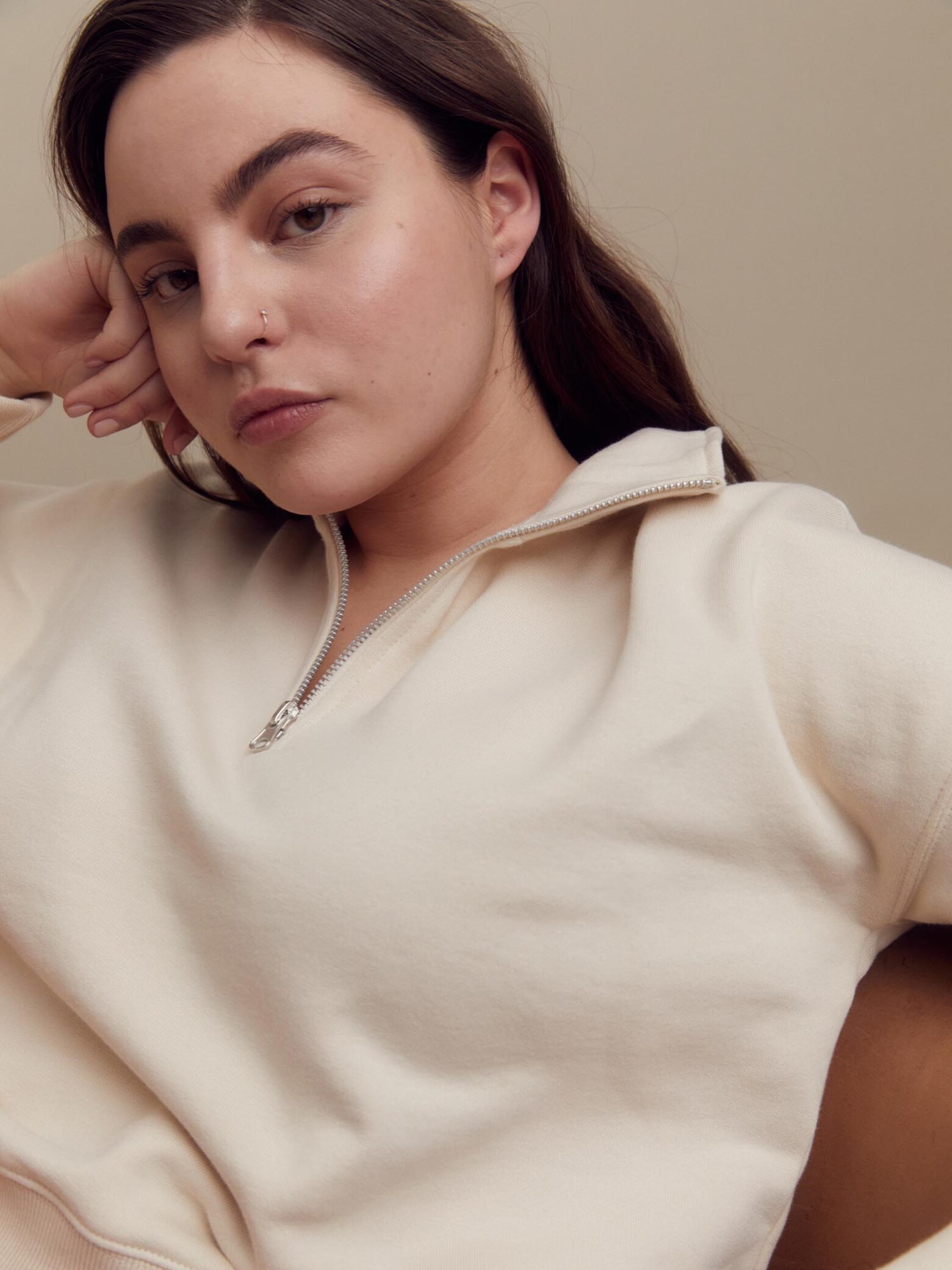 Bodytype Petite & Curved: Fit Guide Sweatwear combinaties