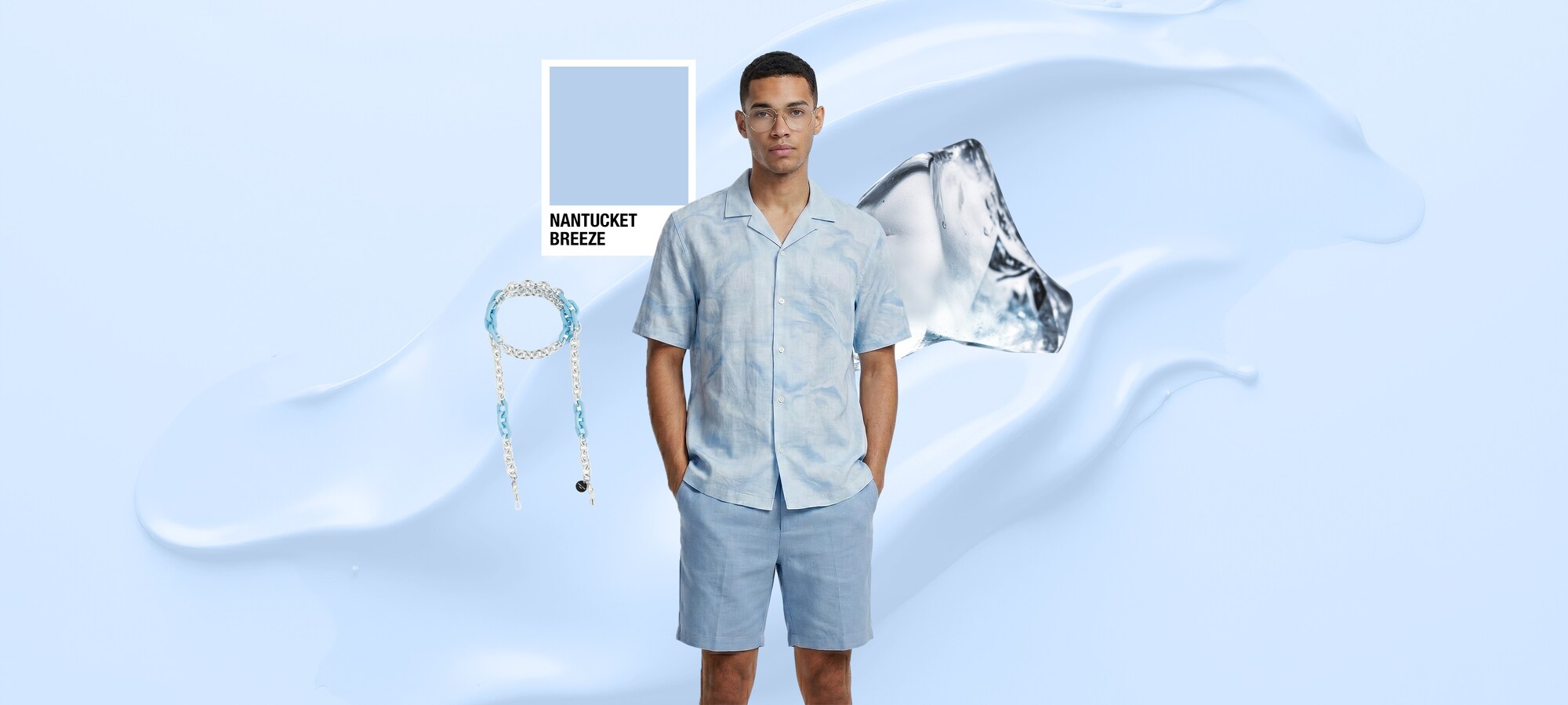 Atmospheric color palette Trend Color: Nantucket Breeze