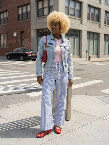 Jamila - Red Highlights Look