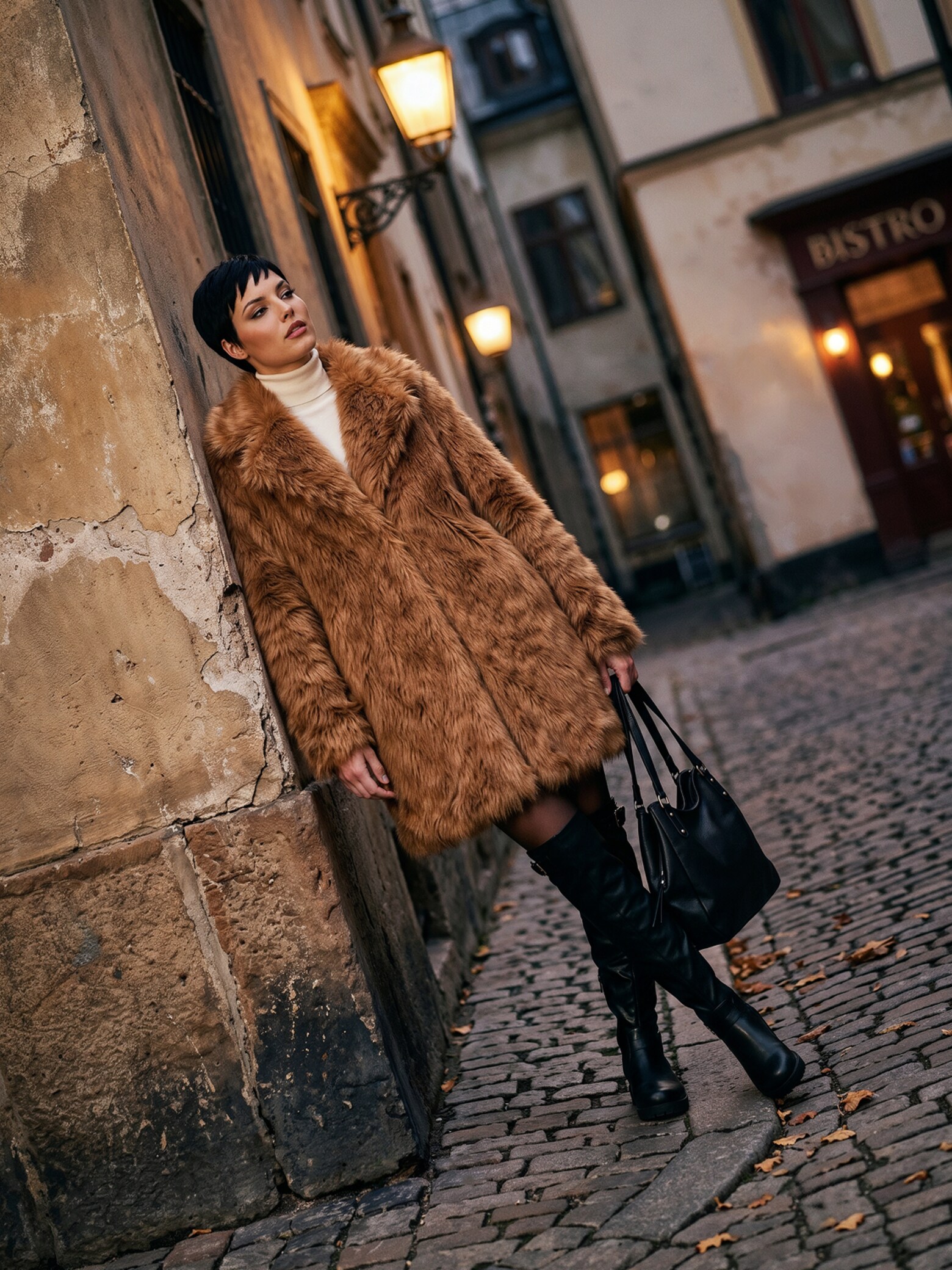 The AY Style Collective - Furry Caramel Look
