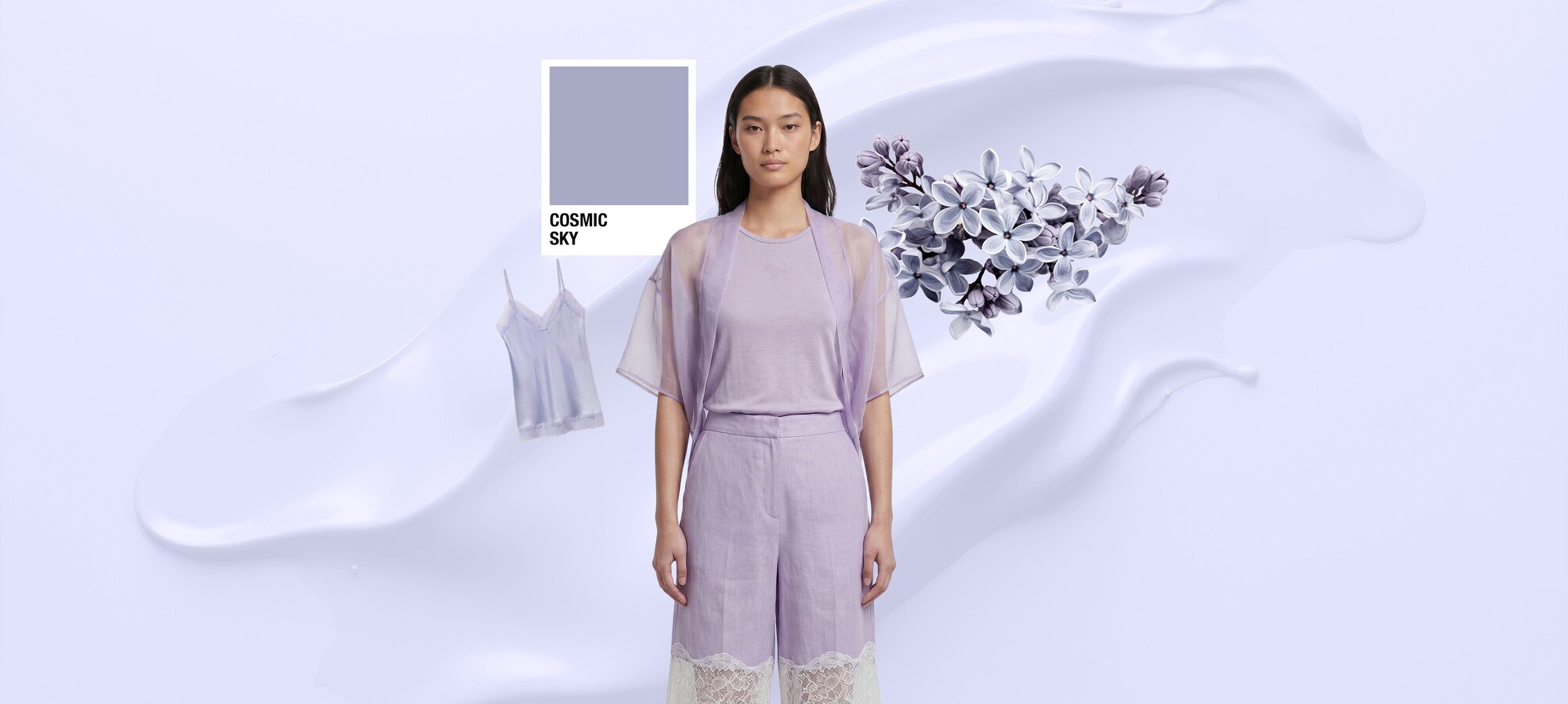 Atmospheric color palette Trend Color: Cosmic Sky