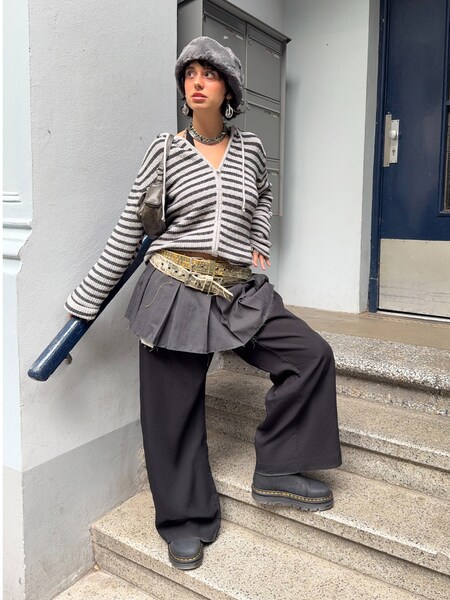 Dina - Layered City Look by Dr. Martens