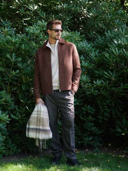 Kevin Trapp - Brown Jacket Look