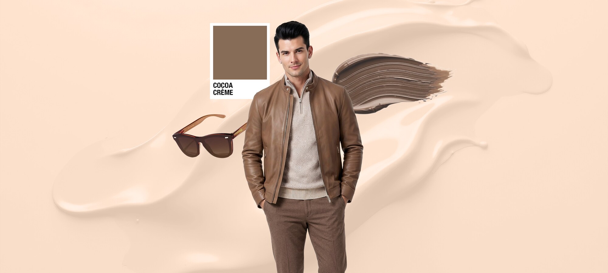 Take a Break color palette Trend Color: Cocoa Crème