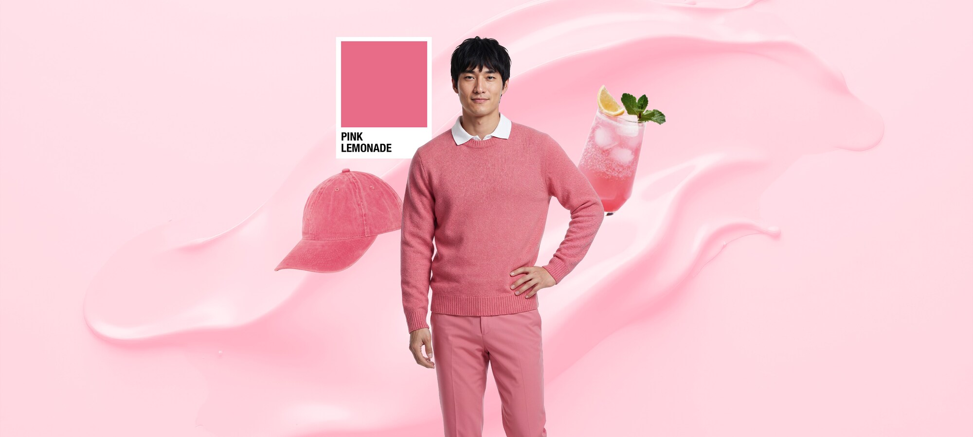 Take a Break color palette Trend Color: Pink Lemonade