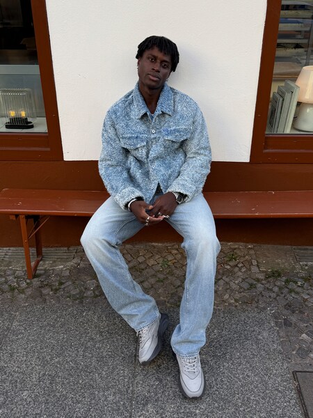 Gaius Okami - Denim Set Look by Hugo Blue