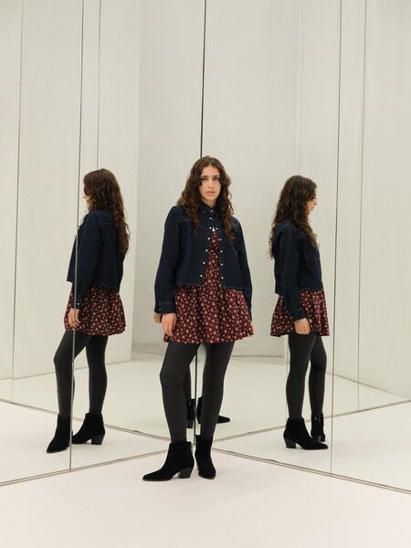 Naiara - Dress With Black Tights Look