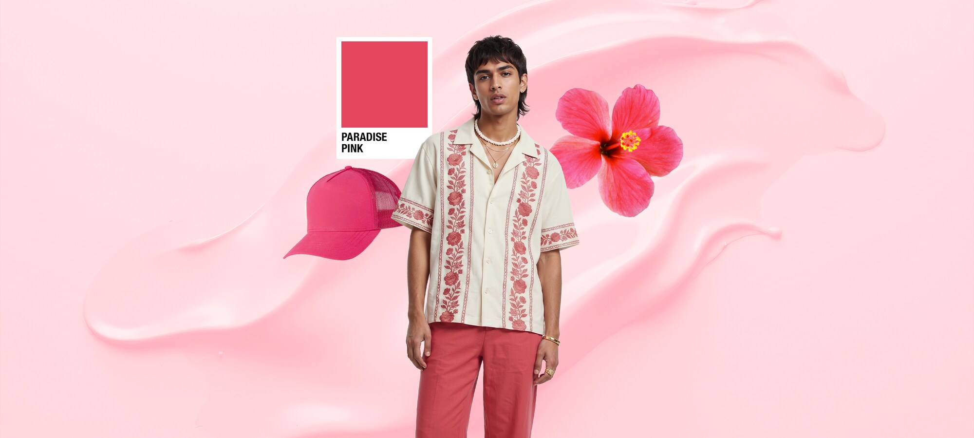 Tropic Tonalities color palette Trend Color: Paradise Pink