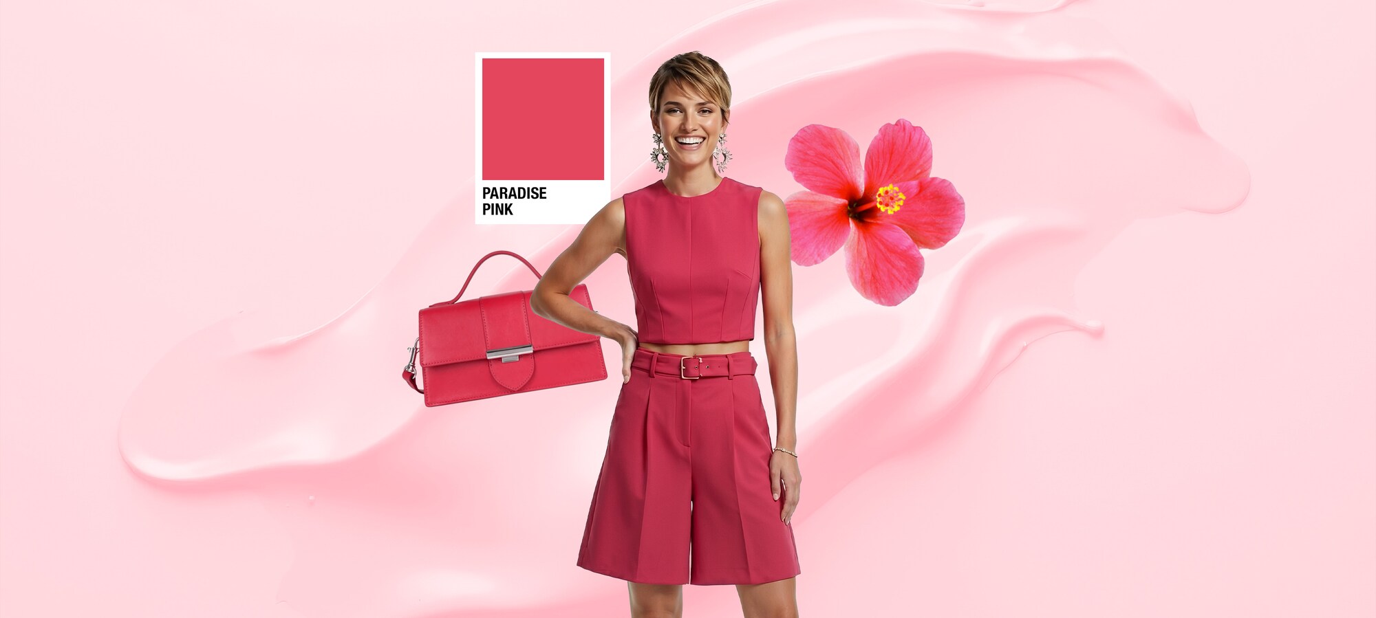 Tropic Tonalities color palette Trend Color: Paradise Pink
