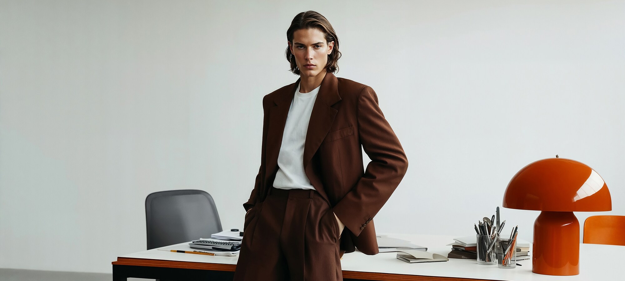 Toimistopukeutuminen ei ole koskaan näyttänyt näin hyvältä Work Hard. Dress Sharp.