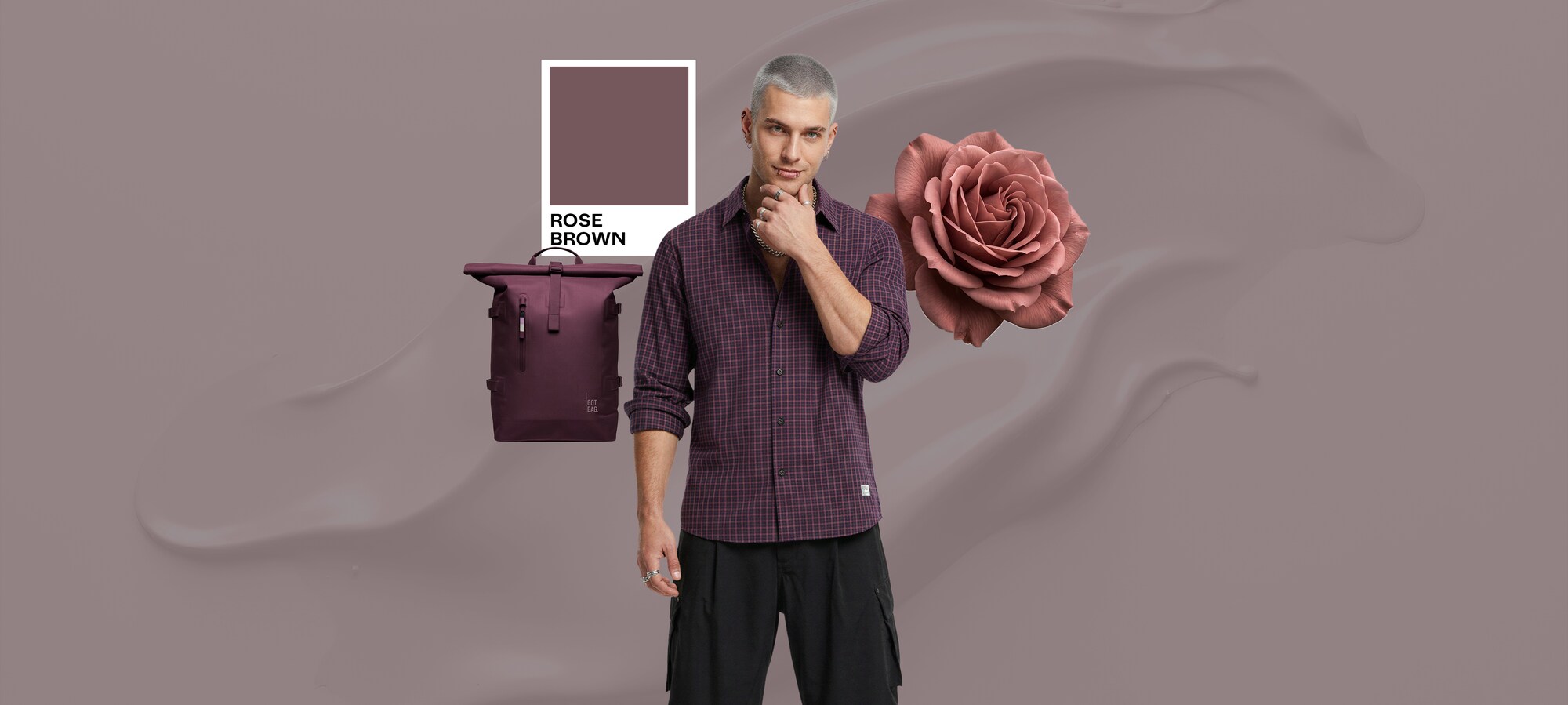Comfort Zone color palette Trend Color: Rose Brown