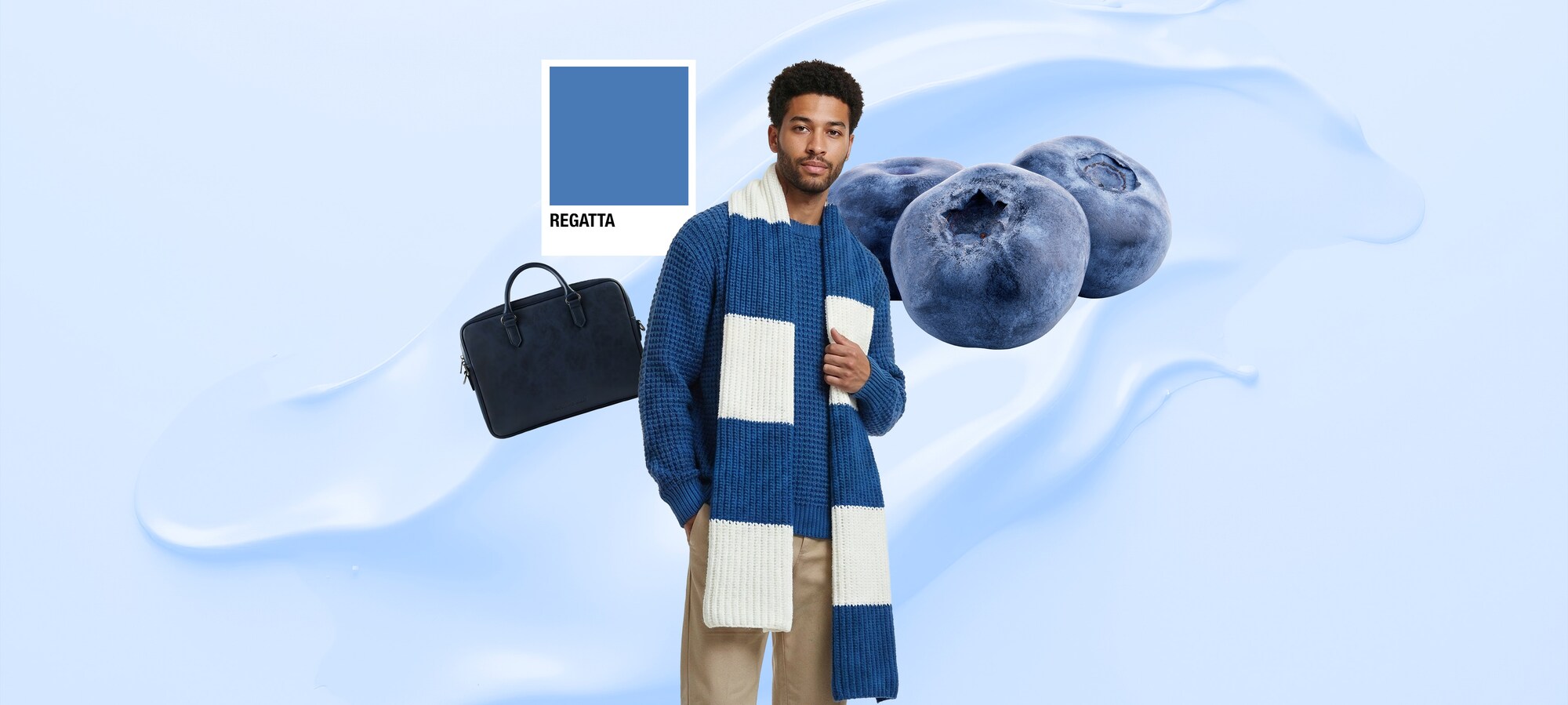 Atmospheric color palette Trend Color: Regatta