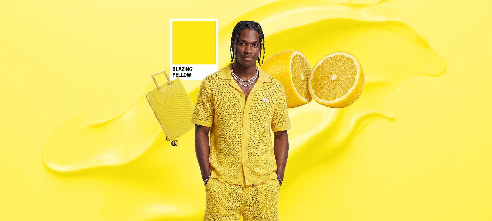 Tropic Tonalities color palette Trend Color: Blazing Yellow