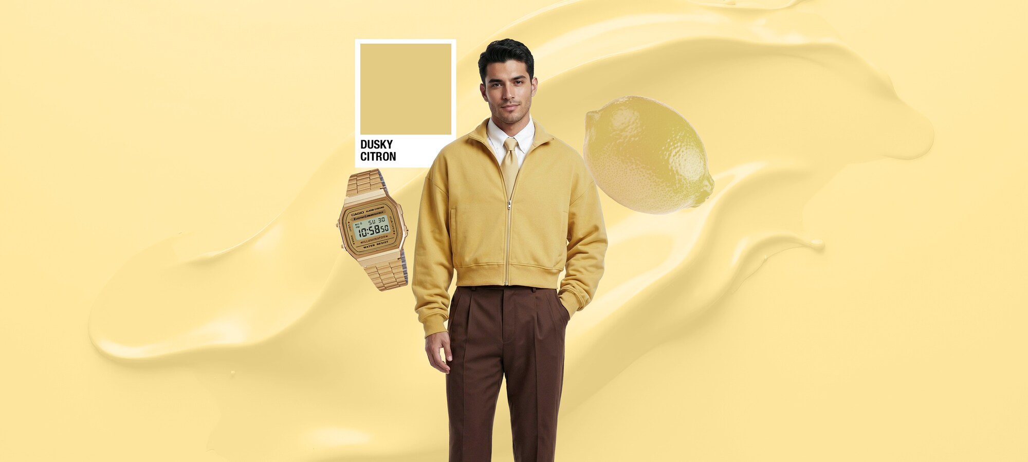 Atmospheric color palette Trend Color: Dusky Citron