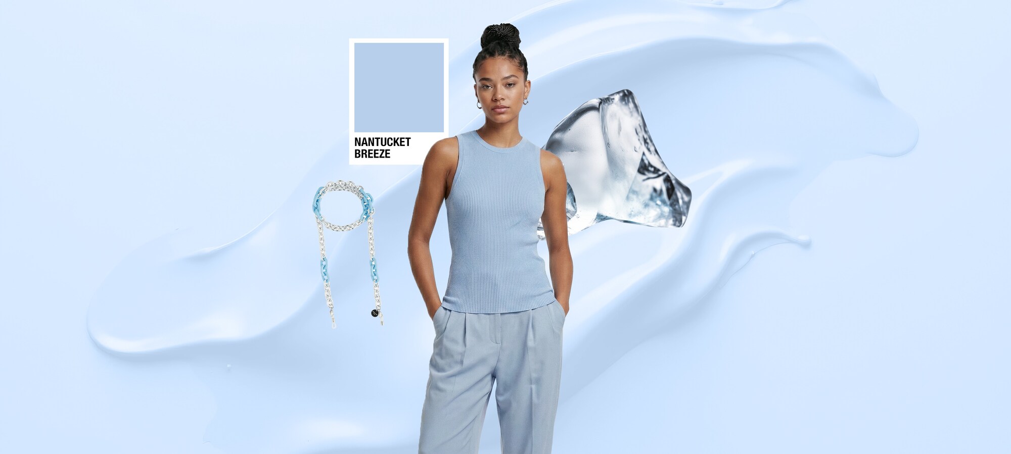 Atmospheric color palette Trend Color: Nantucket Breeze