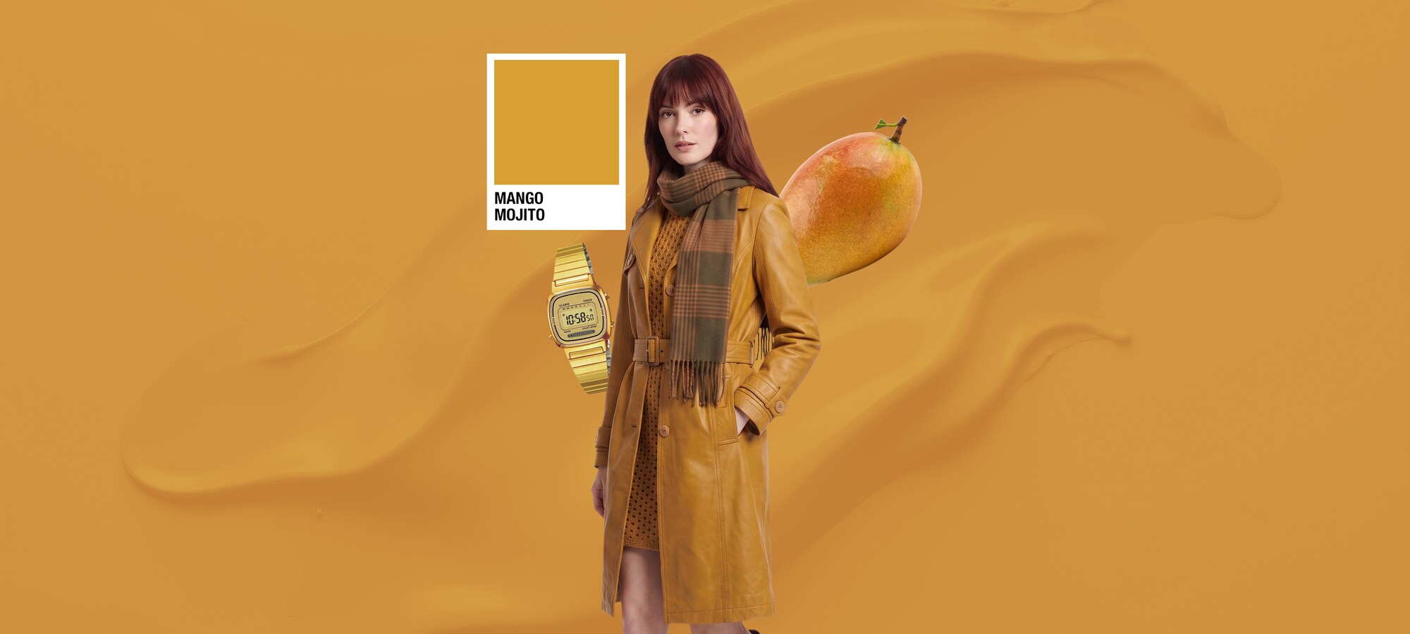 Take a Break color palette Trend Color: Mango Mojito